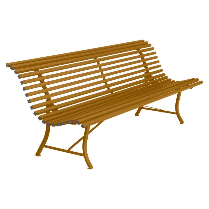Banc LOUISIANE 200 de Fermob, Pain d'épices Banc LOUISIANE 200 de Fermob, Pain d'épices