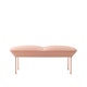 Banc OSLO de Muuto, Steelcut 515 Rose clair