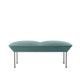 Banc OSLO, Steelcut trio 966 Gris vert