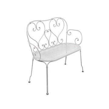 Banquette 1900 de Fermob blanc coton