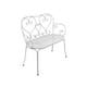 Banquette 1900 blanc coton
