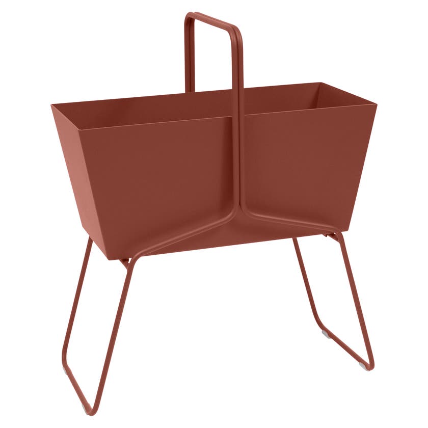 Jardinière haute BASKET de Fermob, ocre rouge Jardinière haute BASKET de Fermob, ocre rouge