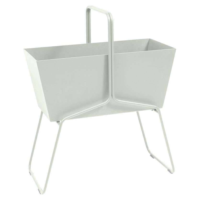 Jardinière haute BASKET de Fermob, Gris argile Jardinière haute BASKET de Fermob, Gris argile
