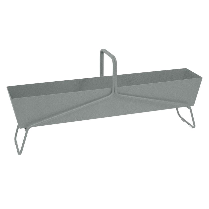 Jardinière format long BASKET de Fermob, Gris lapilli Jardinière format long BASKET de Fermob, Gris lapilli