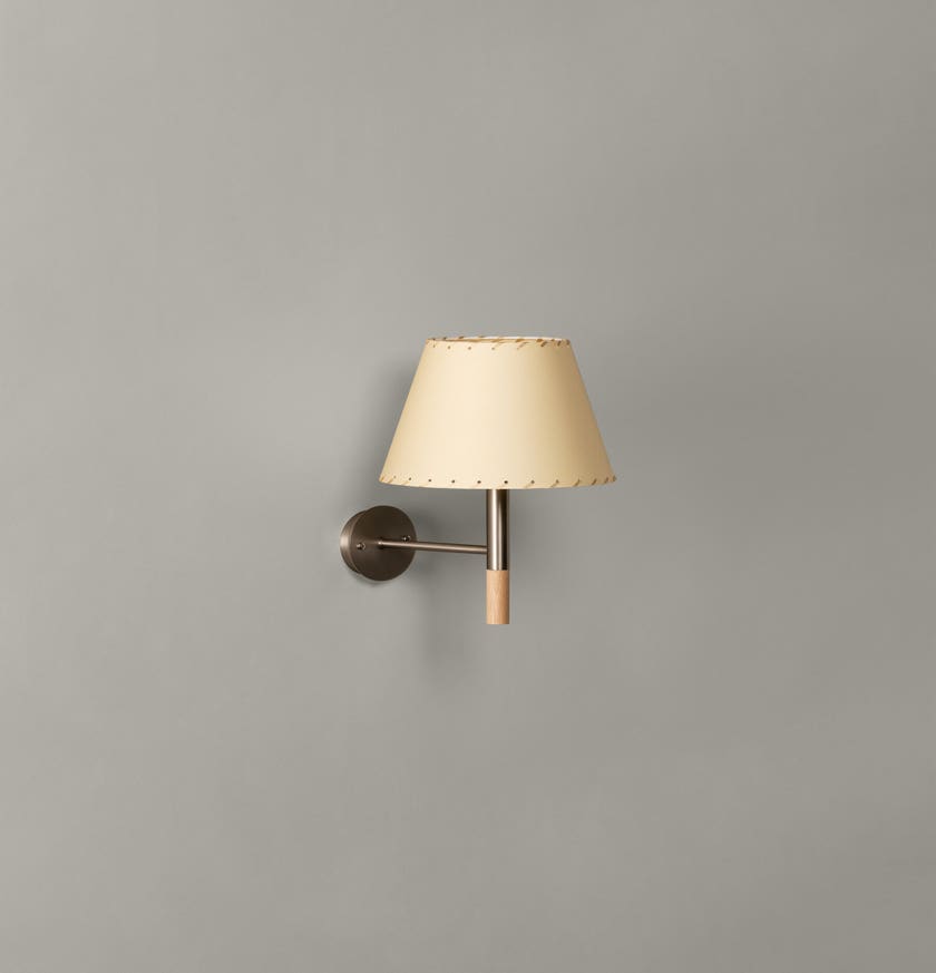 Applique BC2 Métal Nickel Parchemin Beige