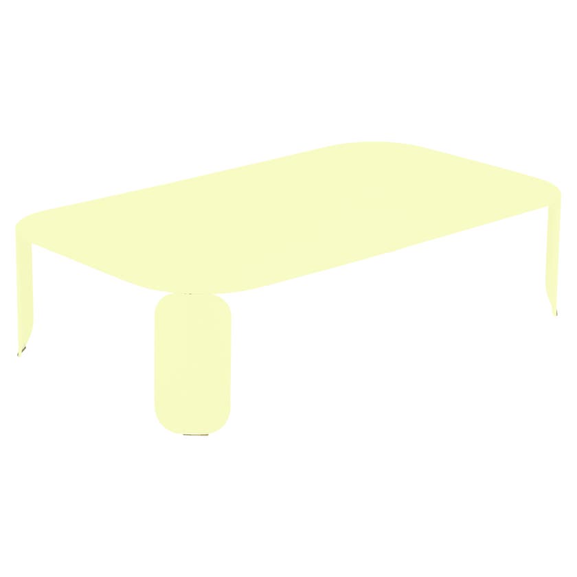 Table basse rectangulaire BEBOP de Fermob, H.29, Citron givré Table basse rectangulaire BEBOP de Fermob, H.29, Citron givré