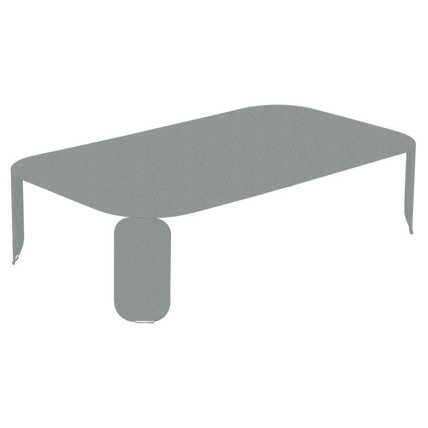 Table basse rectangulaire BEBOP de Fermob, H. 29 cm, Gris lapilli Table basse rectangulaire BEBOP de Fermob, H. 29 cm, Gris lapilli