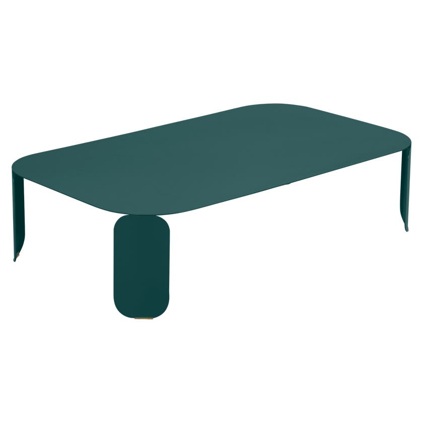 Table basse rectangulaire BEBOP de Fermob, H.29, Gris orage Table basse rectangulaire BEBOP de Fermob, H.29, Gris orage