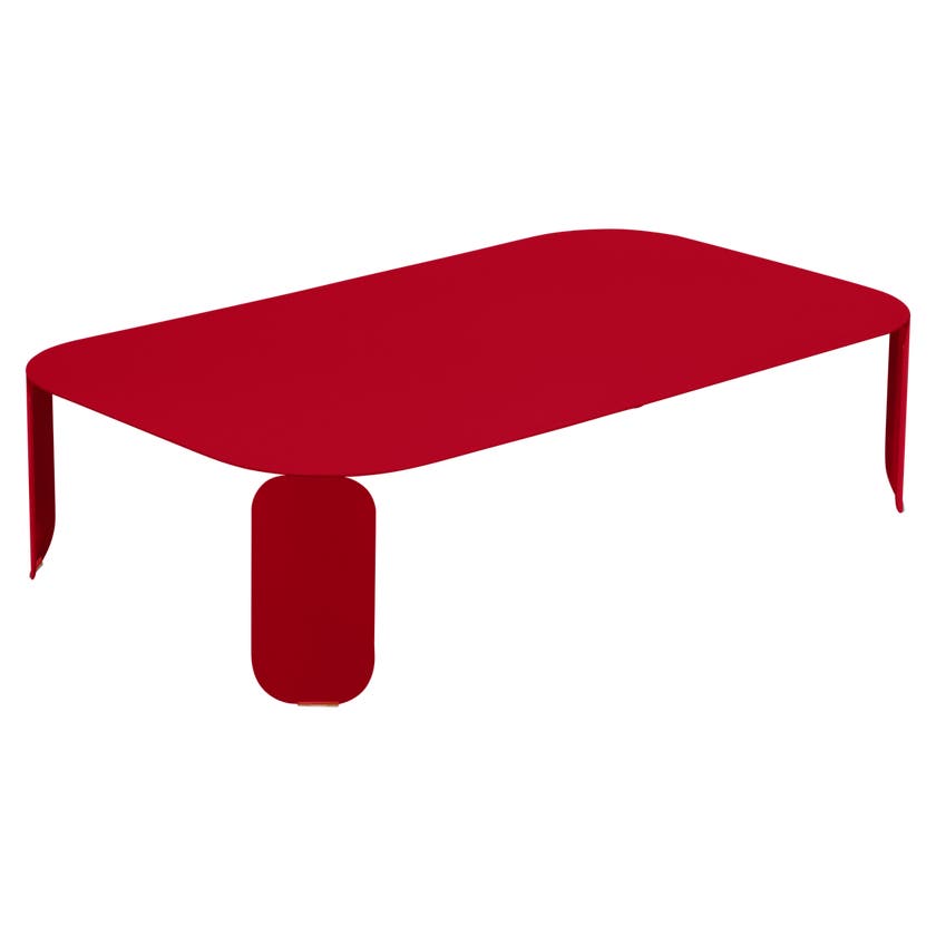 Table basse rectangulaire BEBOP de Fermob, H.29, Piment Table basse rectangulaire BEBOP de Fermob, H.29, Piment