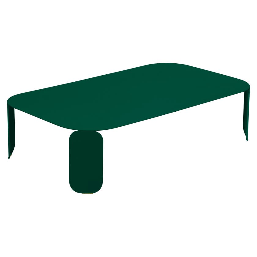 Table basse rectangulaire BEBOP de Fermob, H.29, Vert cèdre Table basse rectangulaire BEBOP de Fermob, H.29, Vert cèdre