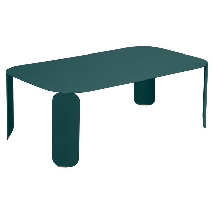 Table basse rectangulaire BEBOP de Fermob, H.42, Gris orage Table basse rectangulaire BEBOP de Fermob, H.42, Gris orage