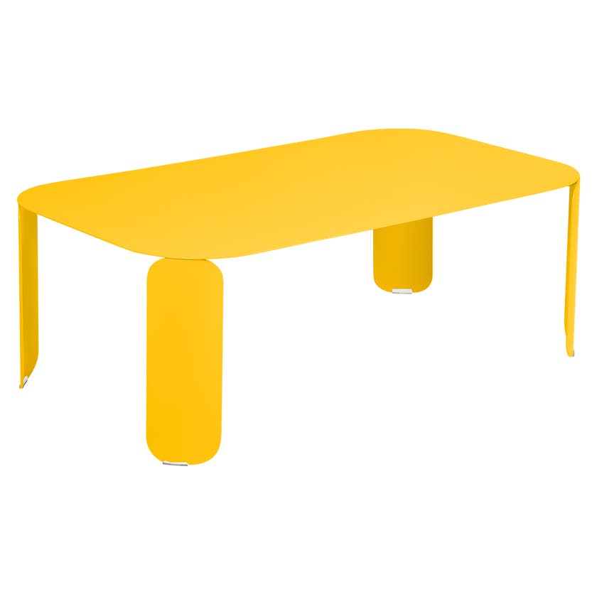Table basse rectangulaire BEBOP de Fermob, H.42, Miel Table basse rectangulaire BEBOP de Fermob, H.42, Miel