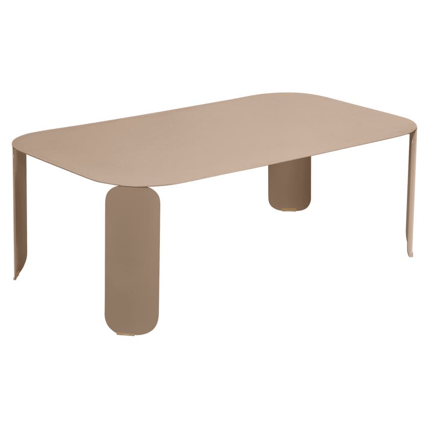 Table basse rectangulaire BEBOP de Fermob, H.42, Muscade Table basse rectangulaire BEBOP de Fermob, H.42, Muscade