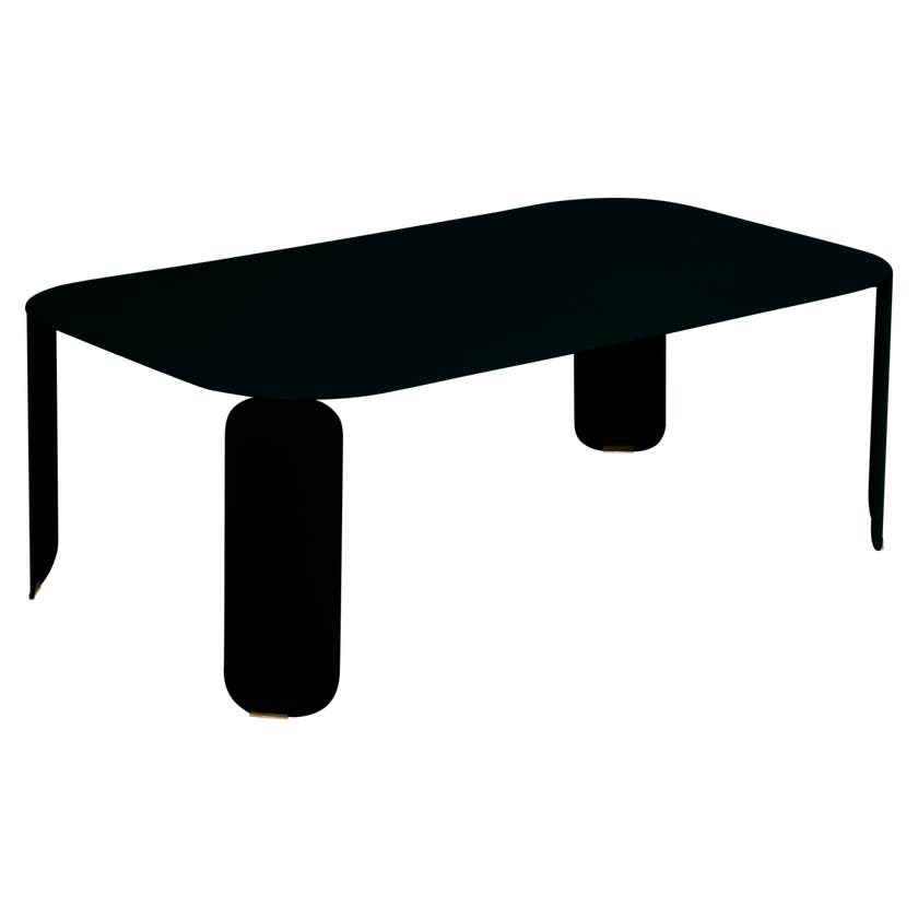 Table basse rectangulaire BEBOP de Fermob, H.42, Réglisse Table basse rectangulaire BEBOP de Fermob, H.42, Réglisse