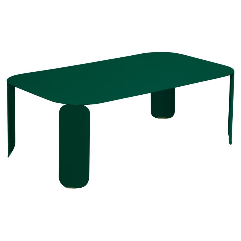 Table basse rectangulaire BEBOP de Fermob, H.42, Vert cèdre Table basse rectangulaire BEBOP de Fermob, H.42, Vert cèdre