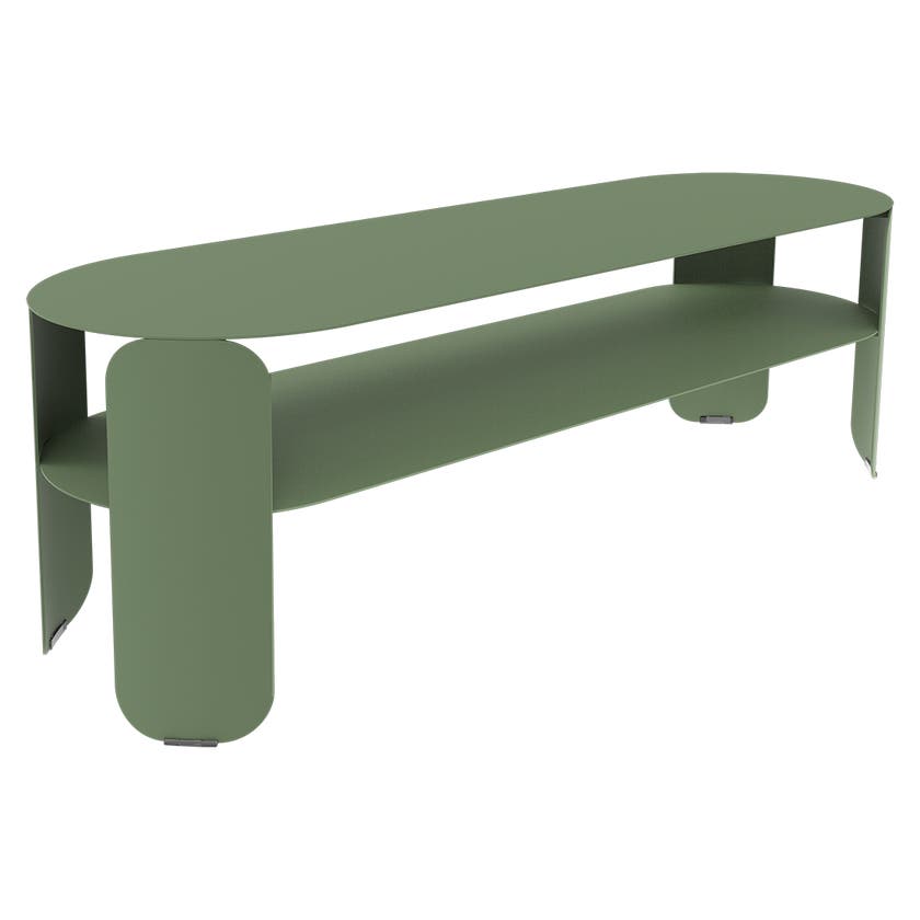 Console basse BEBOP 120x40cm de Fermob, Cactus Console basse BEBOP 120x40cm de Fermob, Cactus