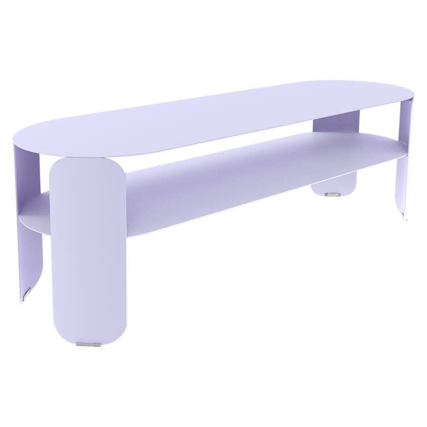 Console basse BEBOP 120x40cm de Fermob, Guimauve Console basse BEBOP 120x40cm de Fermob, Guimauve