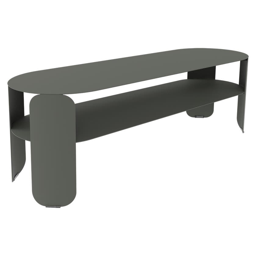 Console basse BEBOP 120x40cm de Fermob, Romarin Console basse BEBOP 120x40cm de Fermob, Romarin