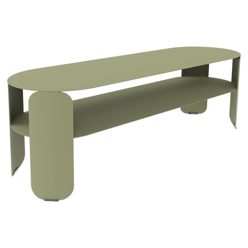 Console basse BEBOP 120x40cm de Fermob, Tilleul Console basse BEBOP 120x40cm de Fermob, Tilleul