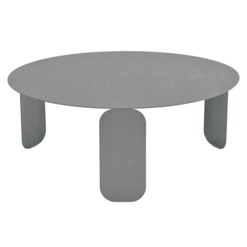 Table basse BEBOP de Fermob, D. 80, Gris lapilli Table basse BEBOP de Fermob, D. 80, Gris lapilli