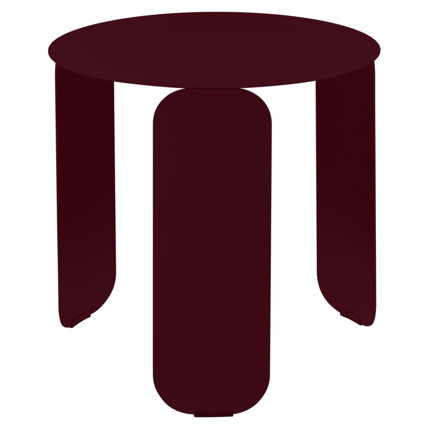 Table basse BEBOP de Fermob, D. 45, Cerise noire Table basse BEBOP de Fermob, D. 45, Cerise noire