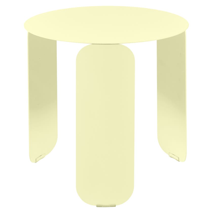Table basse BEBOP de Fermob, D. 45, Citron givré Table basse BEBOP de Fermob, D. 45, Citron givré