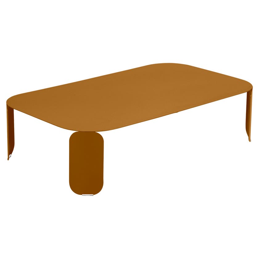 Table basse rectangulaire BEBOP de Fermob, H. 29 cm, Pain d'épices Table basse rectangulaire BEBOP de Fermob, H. 29 cm, Pain d'épices