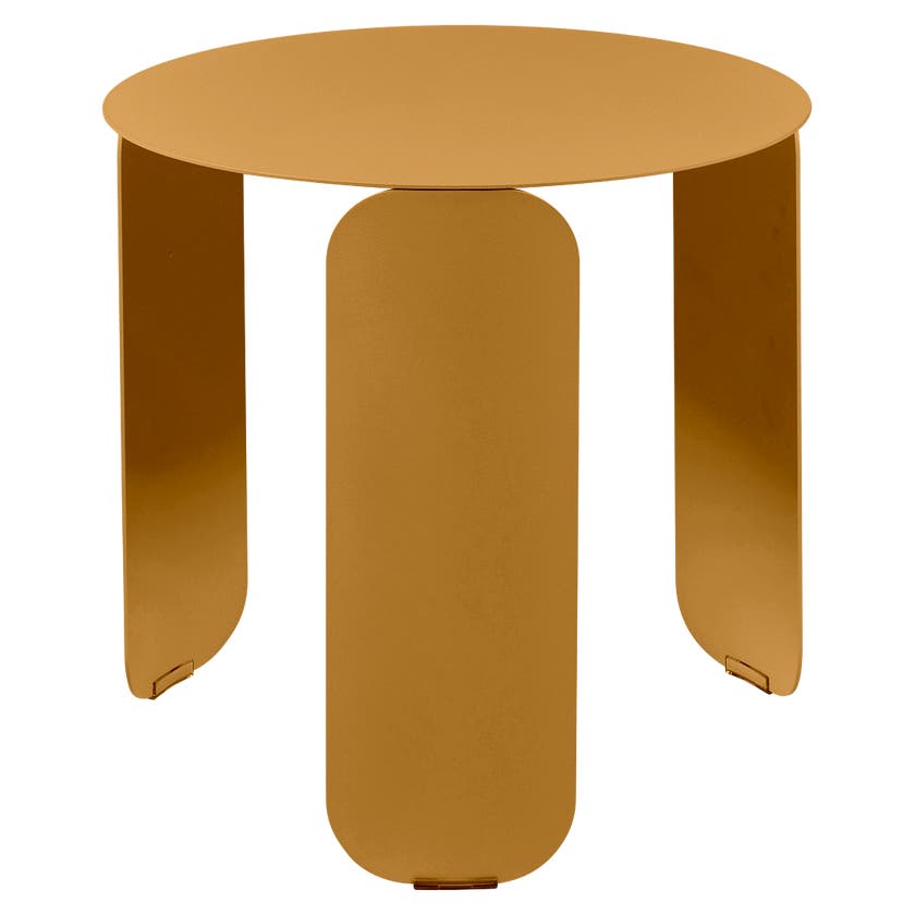 Table basse BEBOP de Fermob, D. 45, Pain d'épices Table basse BEBOP de Fermob, D. 45, Pain d'épices