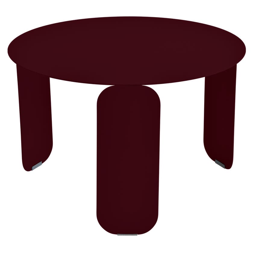Table basse BEBOP de Fermob, D. 60, Cerise noire Table basse BEBOP de Fermob, D. 60, Cerise noire