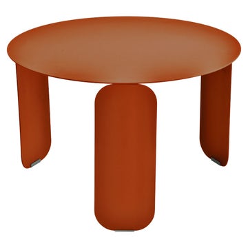 Table basse BEBOP de Fermob, D. 60, Orange confite