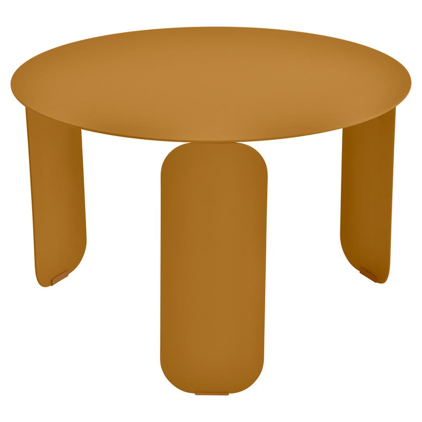 Table basse BEBOP de Fermob, D. 60, Pain d'épices Table basse BEBOP de Fermob, D. 60, Pain d'épices