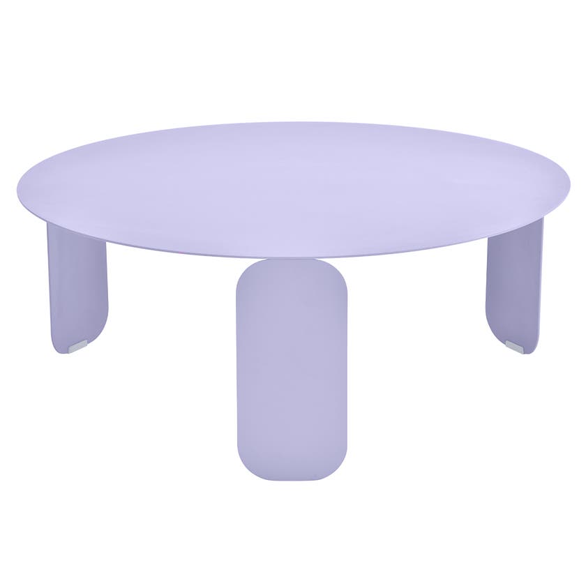 Table basse BEBOP de Fermob, D. 80, Guimauve Table basse BEBOP de Fermob, D. 80, Guimauve