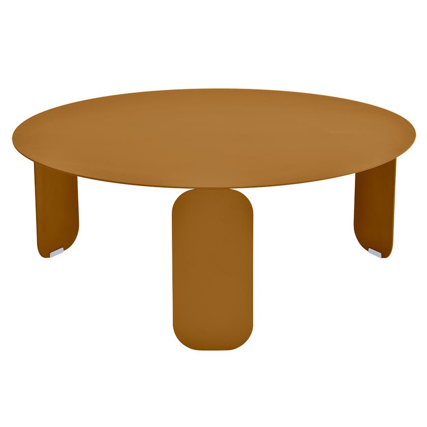 Table basse BEBOP de Fermob, D. 80, Pain d'épices Table basse BEBOP de Fermob, D. 80, Pain d'épices