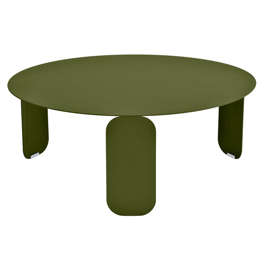 Table basse BEBOP de Fermob, D. 80, Pesto Table basse BEBOP de Fermob, D. 80, Pesto
