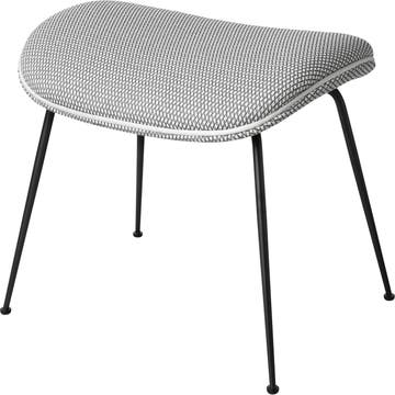 Pouf BEETLE OTTOMAN de Gubi, Tissu Backhausen , Structure noire