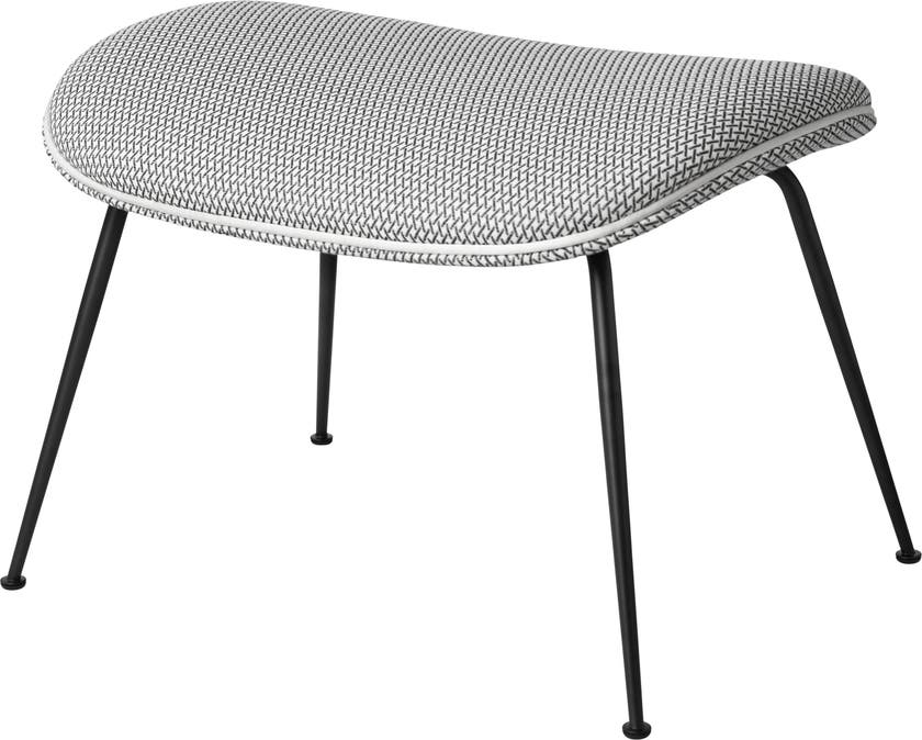 Pouf BEETLE OTTOMAN de Gubi, Tissu Backhausen , Structure noire Pouf BEETLE OTTOMAN de Gubi, Tissu Backhausen , Structure noire