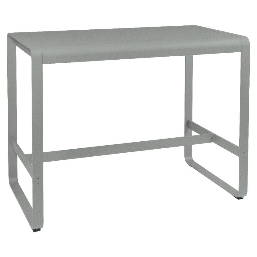 Table haute BELLEVIE de Fermob, 140 x 80, Gris lapilli Table haute BELLEVIE de Fermob, 140 x 80, Gris lapilli