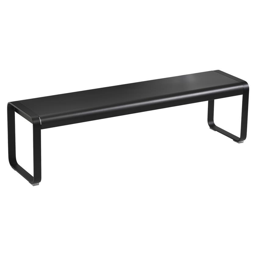 Banc BELLEVIE de Fermob noir réglisse Banc BELLEVIE de Fermob noir réglisse