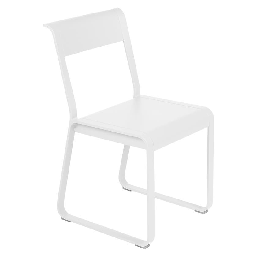 Chaise V2 BELLEVIE de Fermob, Blanc coton Chaise V2 BELLEVIE de Fermob, Blanc coton