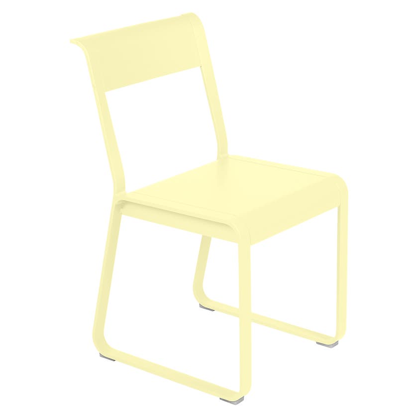 Chaise V2 BELLEVIE de Fermob, Citron givré Chaise V2 BELLEVIE de Fermob, Citron givré