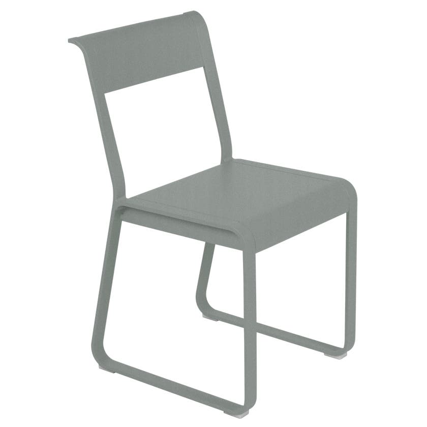 Chaise V2 BELLEVIE de Fermob, Gris lapilli Chaise V2 BELLEVIE de Fermob, Gris lapilli