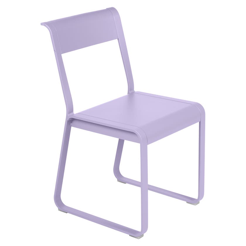 Chaise V2 BELLEVIE de Fermob, Guimauve Chaise V2 BELLEVIE de Fermob, Guimauve