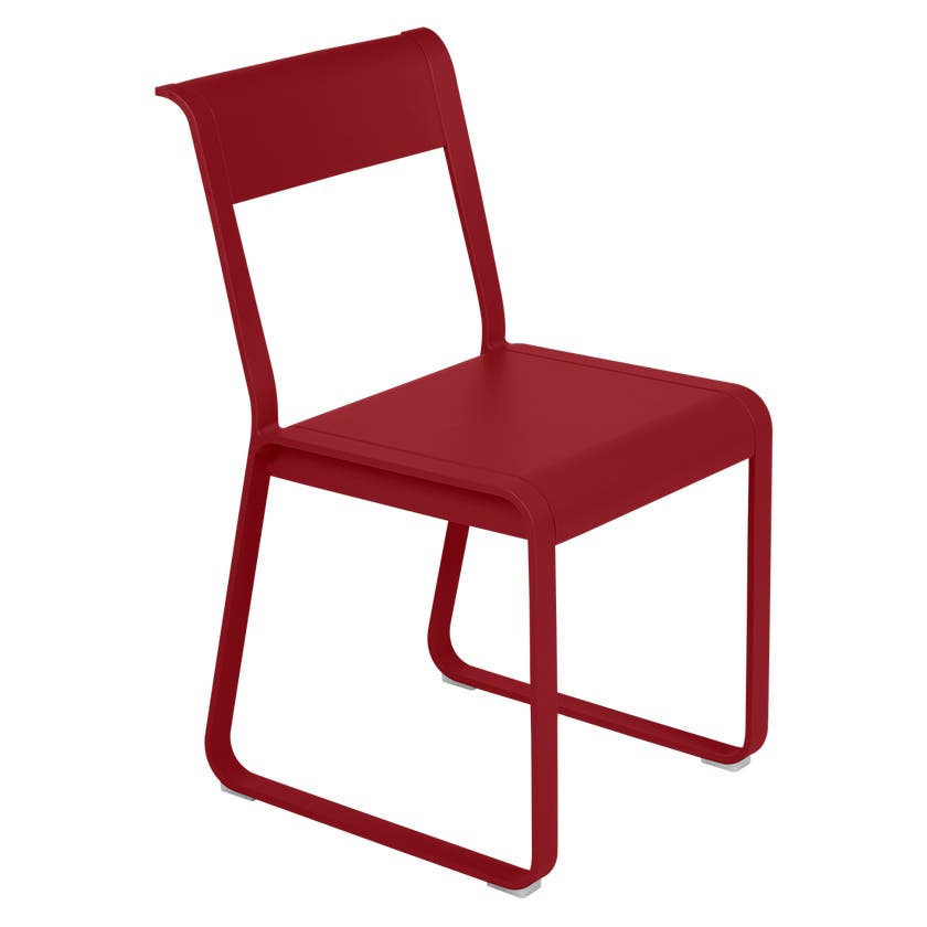 Chaise V2 BELLEVIE de Fermob, Piment Chaise V2 BELLEVIE de Fermob, Piment