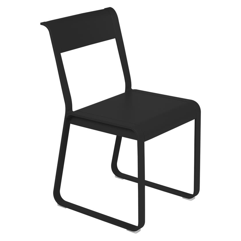 Chaise V2 BELLEVIE de Fermob, Réglisse Chaise V2 BELLEVIE de Fermob, Réglisse