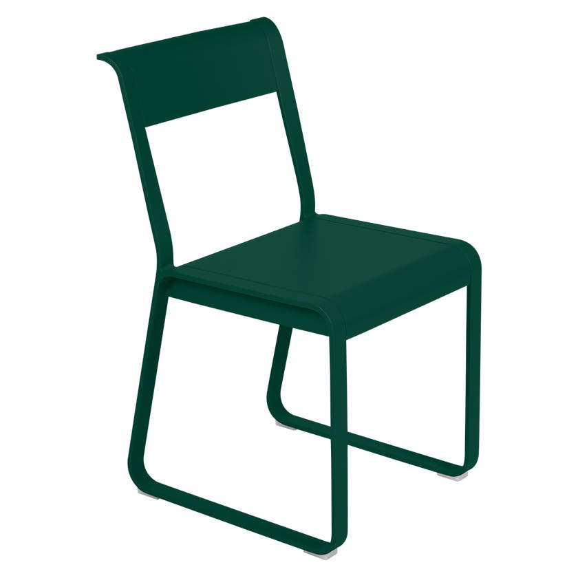 Chaise V2 BELLEVIE de Fermob, Vert cèdre Chaise V2 BELLEVIE de Fermob, Vert cèdre