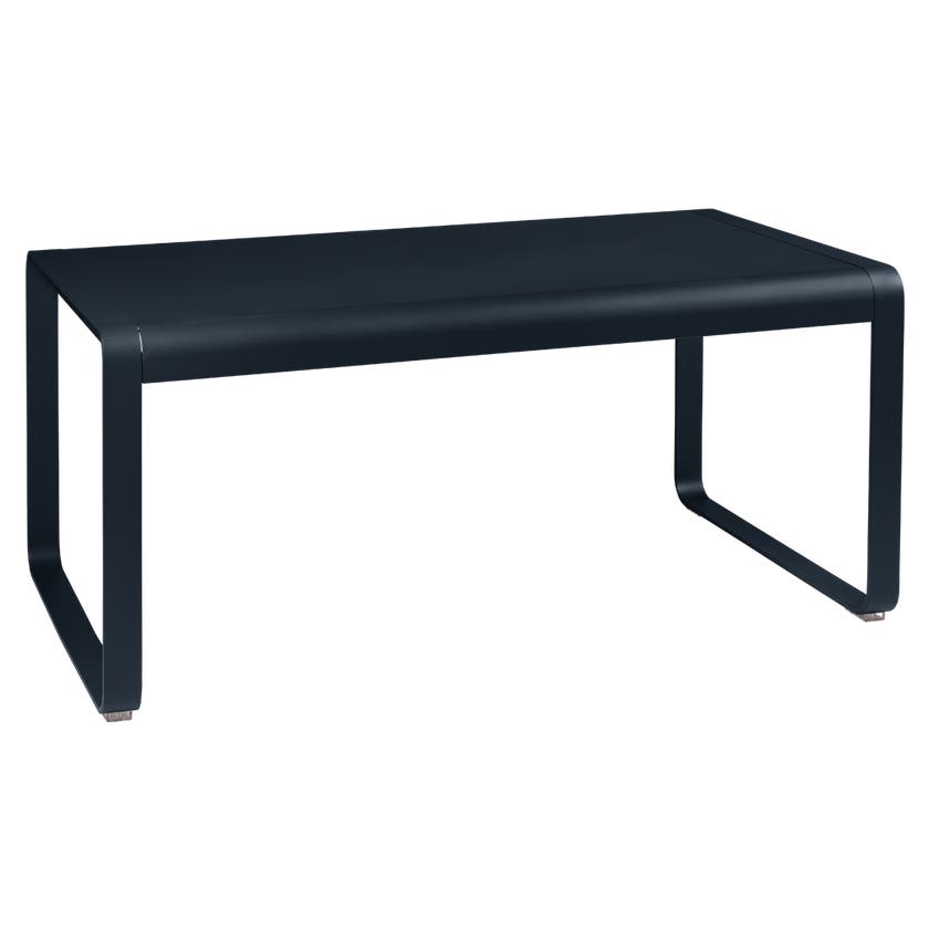 Table mi-haute BELLEVIE de Fermob, 140 x 80, Bleu abysse Table mi-haute BELLEVIE de Fermob, 140 x 80, Bleu abysse