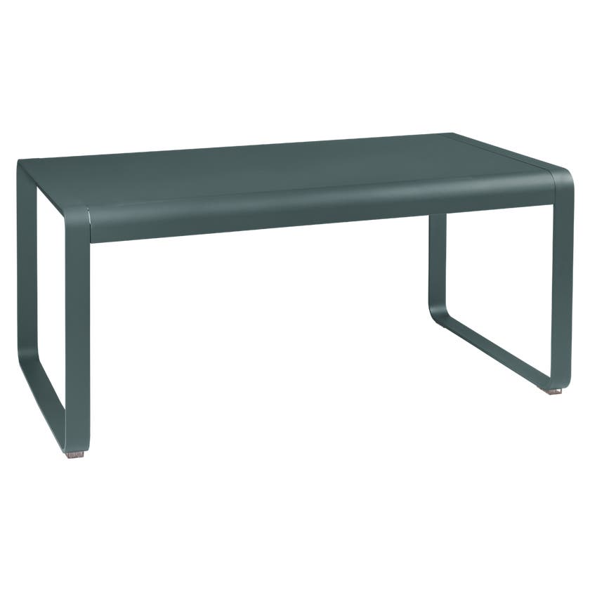 Table mi-haute BELLEVIE de Fermob, 140 x 80, Gris orage Table mi-haute BELLEVIE de Fermob, 140 x 80, Gris orage