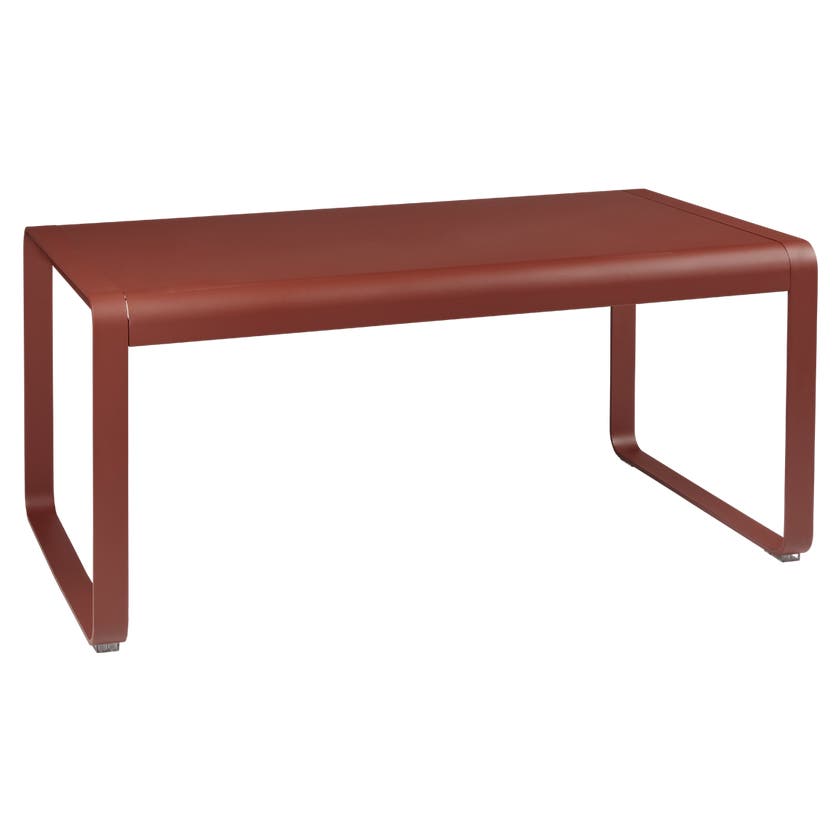 Table mi-haute BELLEVIE de Fermob, 140 x 80, Ocre rouge Table mi-haute BELLEVIE de Fermob, 140 x 80, Ocre rouge