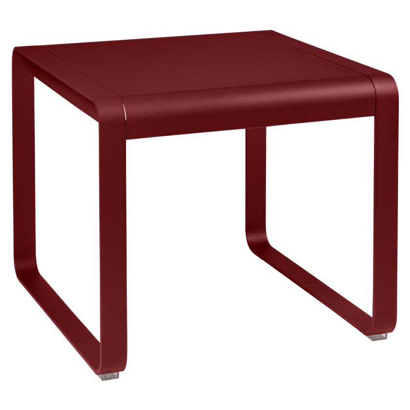 Table mi-haute BELLEVIE de Fermob, 74 x 80, Piment Table mi-haute BELLEVIE de Fermob, 74 x 80, Piment