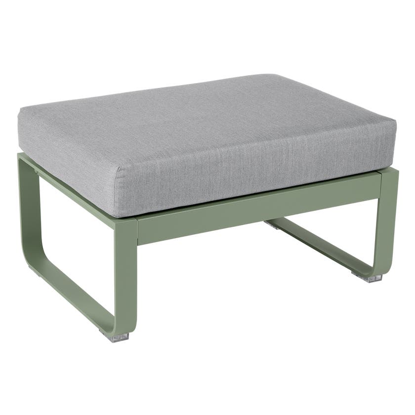 Pouf BELLEVIE de Fermob, Coussin Gris flanelle, Cactus Pouf BELLEVIE de Fermob, Coussin Gris flanelle, Cactus